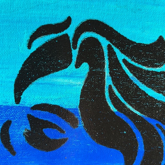 Over My Head* Acrylic Canvas Painting - Picture 5 of 16